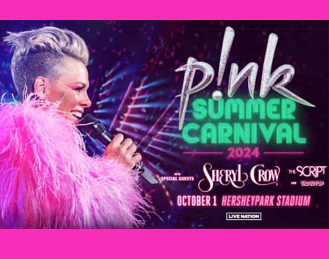 100.7 LEV PINK to Hersheypark Stadium WLEVFM