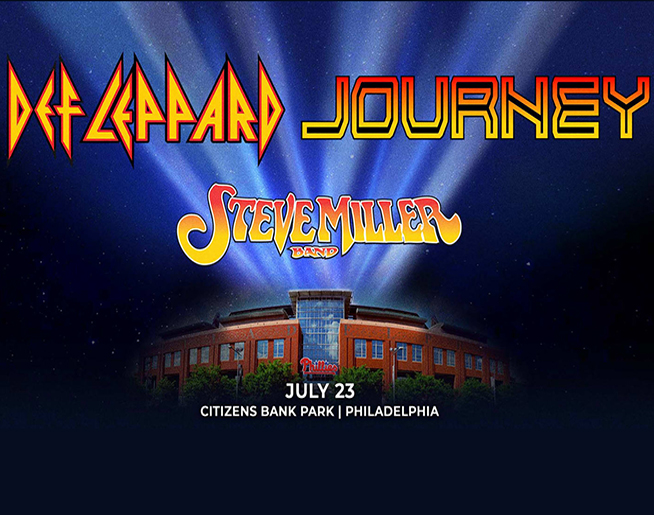 100.7 LEV Journey and Def Leppard to Citizens Bank Park in